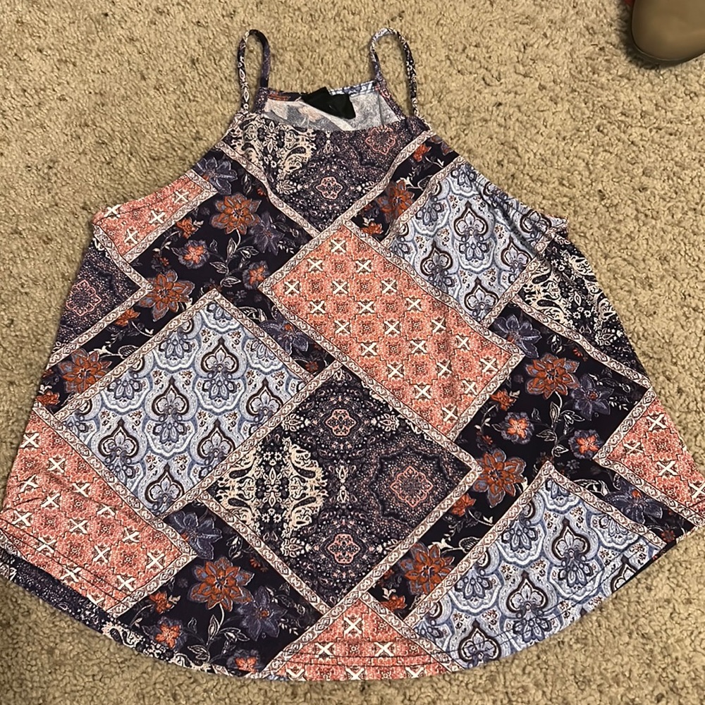 bandanna tank top
